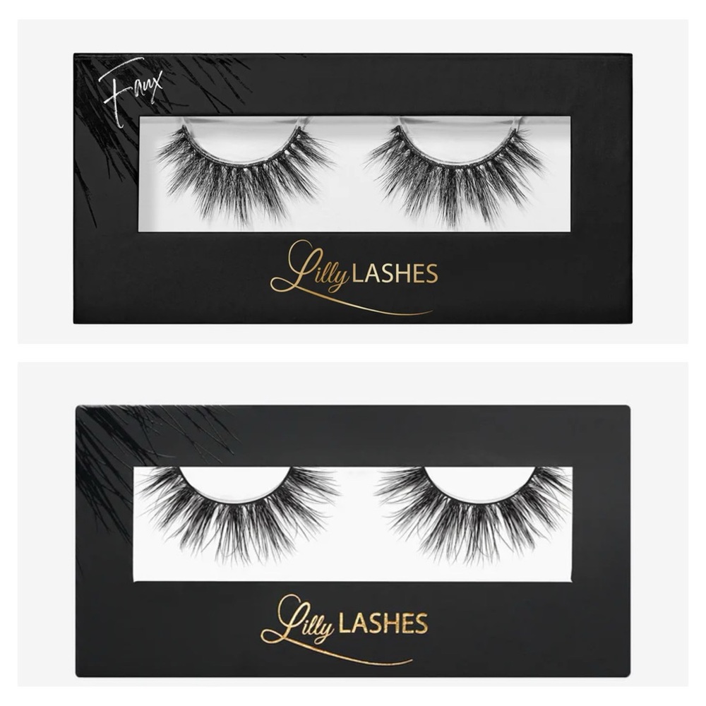 NEW & Sealed - 2 Pairs of Lilly Lashes 3D Mink Strips
